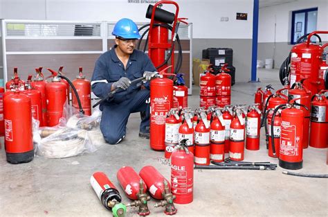 PROJECT : REFILLING OF PORTABLE FIRE EXTINGUISHERS.